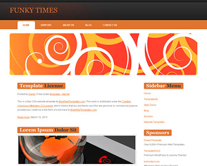 FunkyTimes Website Template