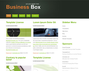 BusinessBox Website Template
