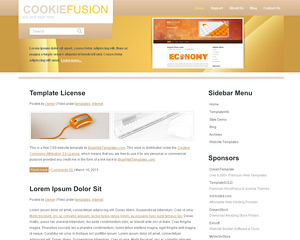 CookieFusion Website Template