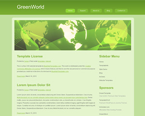 GreenWorld Website Template